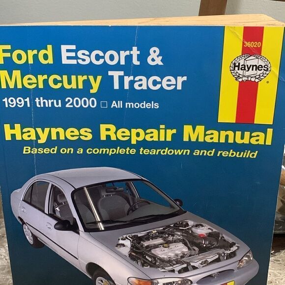 Haynes Repair Manual Ford Escort & Mercury Tracer All Models 1991-2000 - Picture 5 of 13